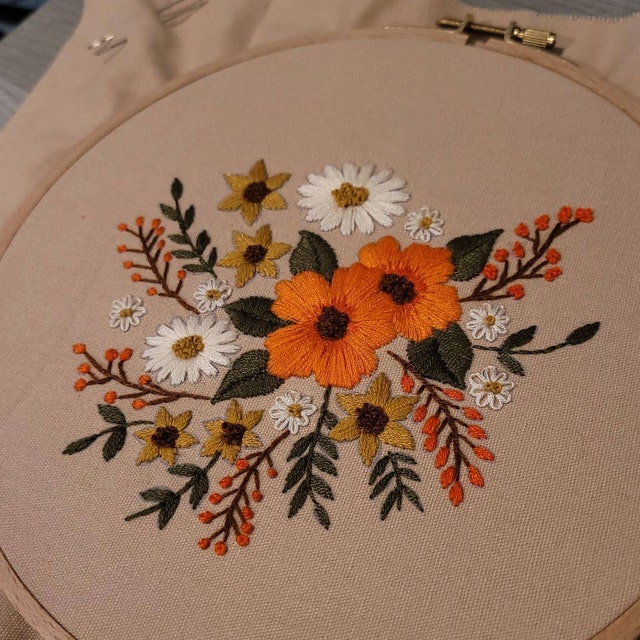 Learn to embroider by hand with this nature inspired DIY kit. — APPRVL NYC  Custom Chainstitch Embroidery services and personalization events