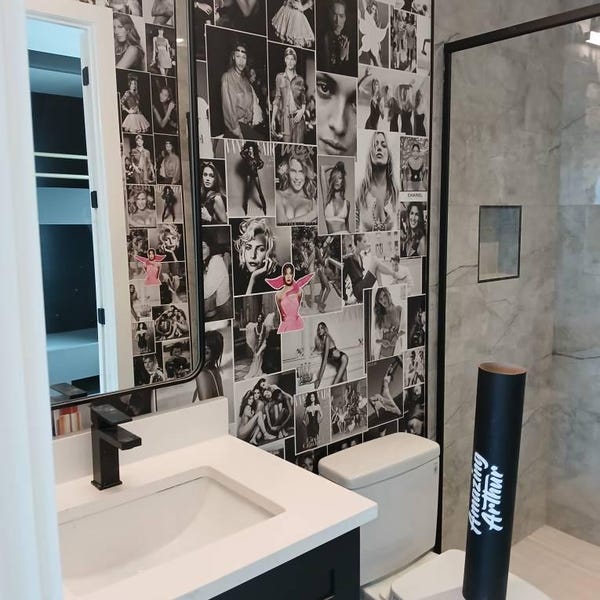 Hollywood Movie Scene Wallpaper, Black and White Cinema Collage ...