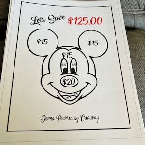 Donna Powered by Creativity Lets Save 125.00 Saving Challenge - Etsy