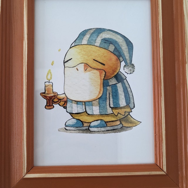 眠そうなコダック - Etsy 日本