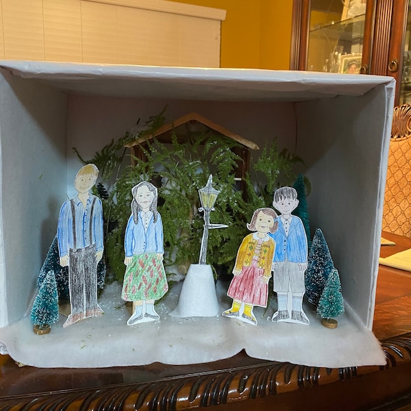 NARNIA Lion Witch Wardrobe Printable Characters in COLOR + OUTLINES ...
