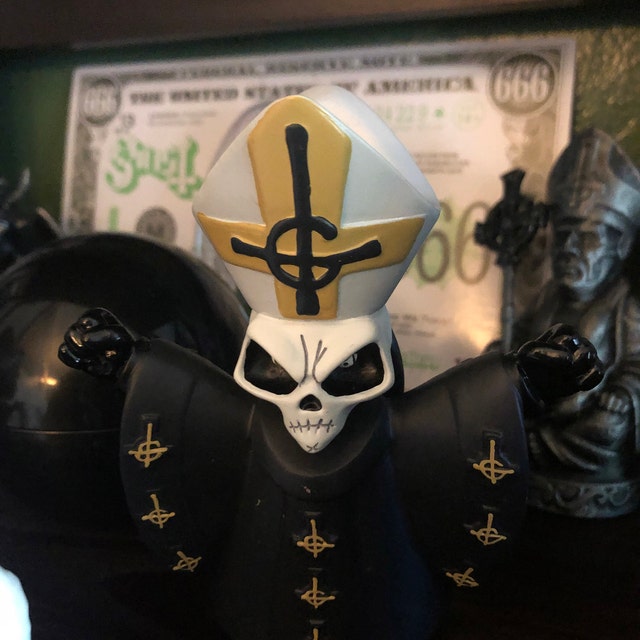 限定完売！ghostパパ エメリタス II レジン製ミニ像Monstarz NOV198725 - MONSTARZ GHOST PAPA EMERITUS II MINI STATUE