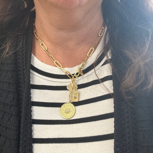 Personalized Protection Talisman Necklace - Etsy