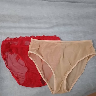 Sheer Bikini, See Through Panty, See Through Panties, High-waisted