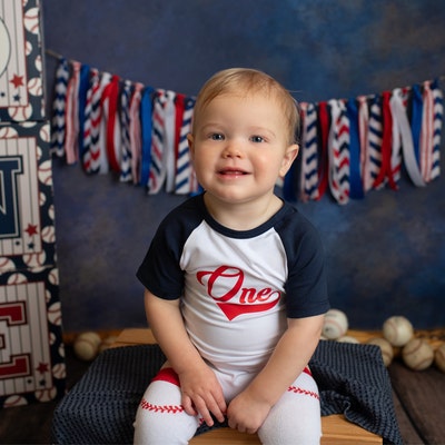 Boys First Birthday ONE Football Uniform Jersey Outfit Banner - Etsy