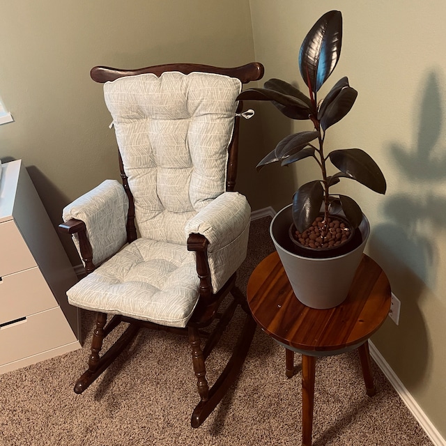 Cushion Set Dutailier Glider Rocker Cushions Wooden Rocking Chair