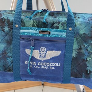 MARINE BLUE House Brand Waxed Cotton Canvas Fabric - Sold in