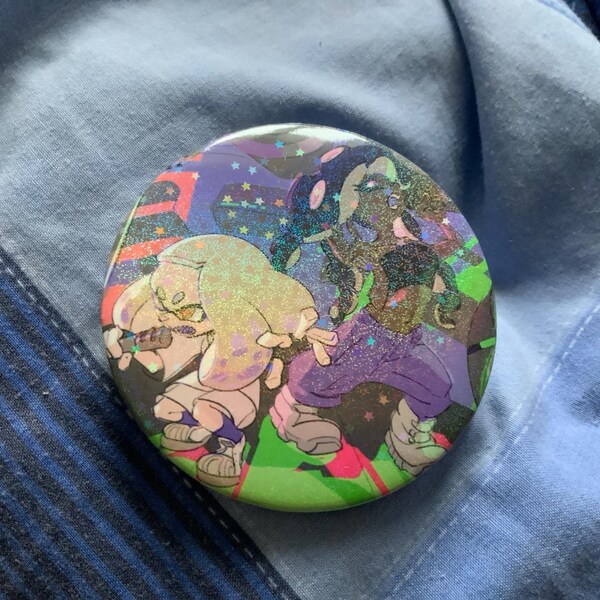Splatoon Buttons LARGE - Etsy
