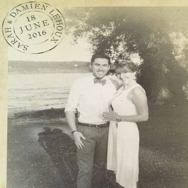 Vintage Wedding Thank You Postcards With Postmark & Photo ...