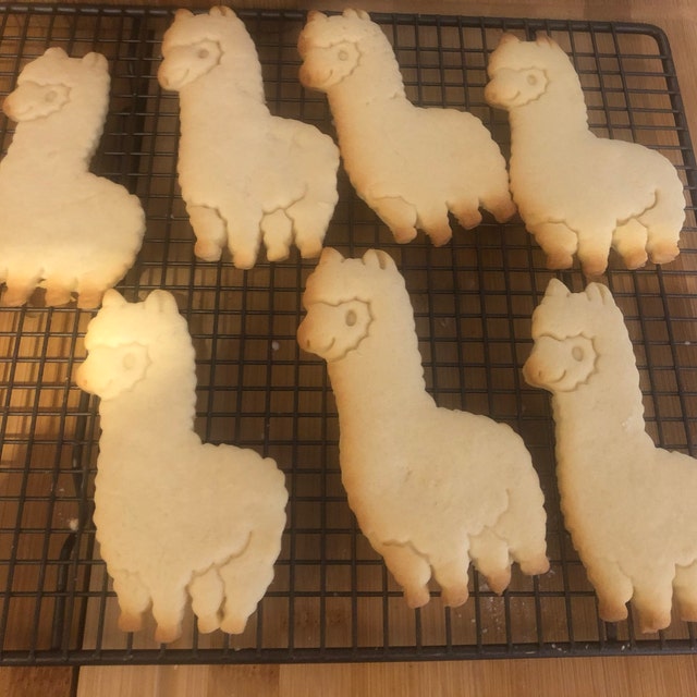 Cortador De Galletas De Alpaca O Llama | Pack De 3 Tamaños | De Plástico | Ideal Para Fondant O Masa | Marca Naps3D | Hecho En Reino Unido