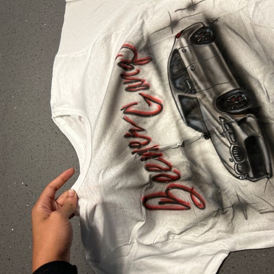 Airbrush Graffiti Print Hoodie Dress