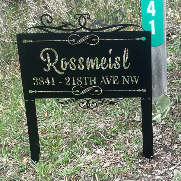 Custom Metal Adress Sign With Stakes Home Address Sign Metal Yard Iap 600x600.5932057942 Tuagrres