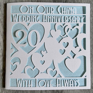 LARGE Our Golden Wedding Anniversary Card, 50th, Handmade - Etsy UK
