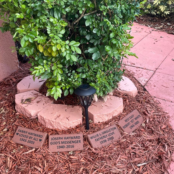 Brick Memorial 4x8 REAL CLAY PAVER Personalized Fundraising Bricks ...