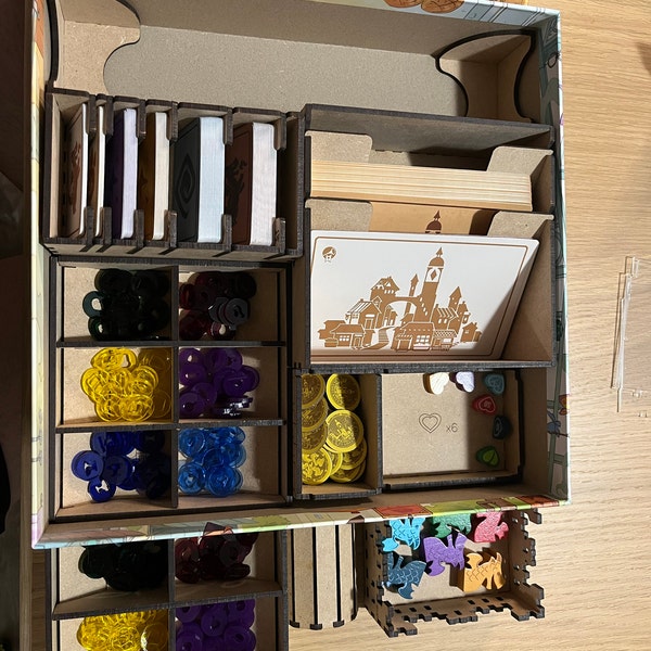 Flamecraft Laser Cut Insert Organizer for Board Game - Etsy