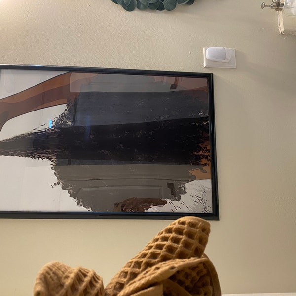 black-girl-afro-hair-set-of-4-natural-hair-art-afro-girl-art-hot