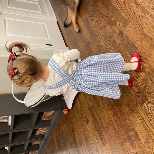 Whimsy Bay Kids Girls Take Me Out to the Baseball Ball Game Dress main image 1