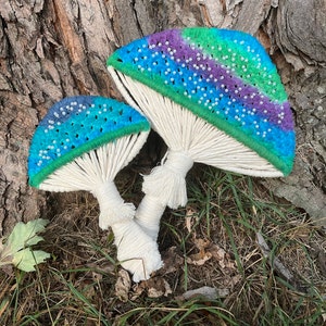 Mushroom Frame / 3D Macrame Mushroom/ DIY Magic Mushroom