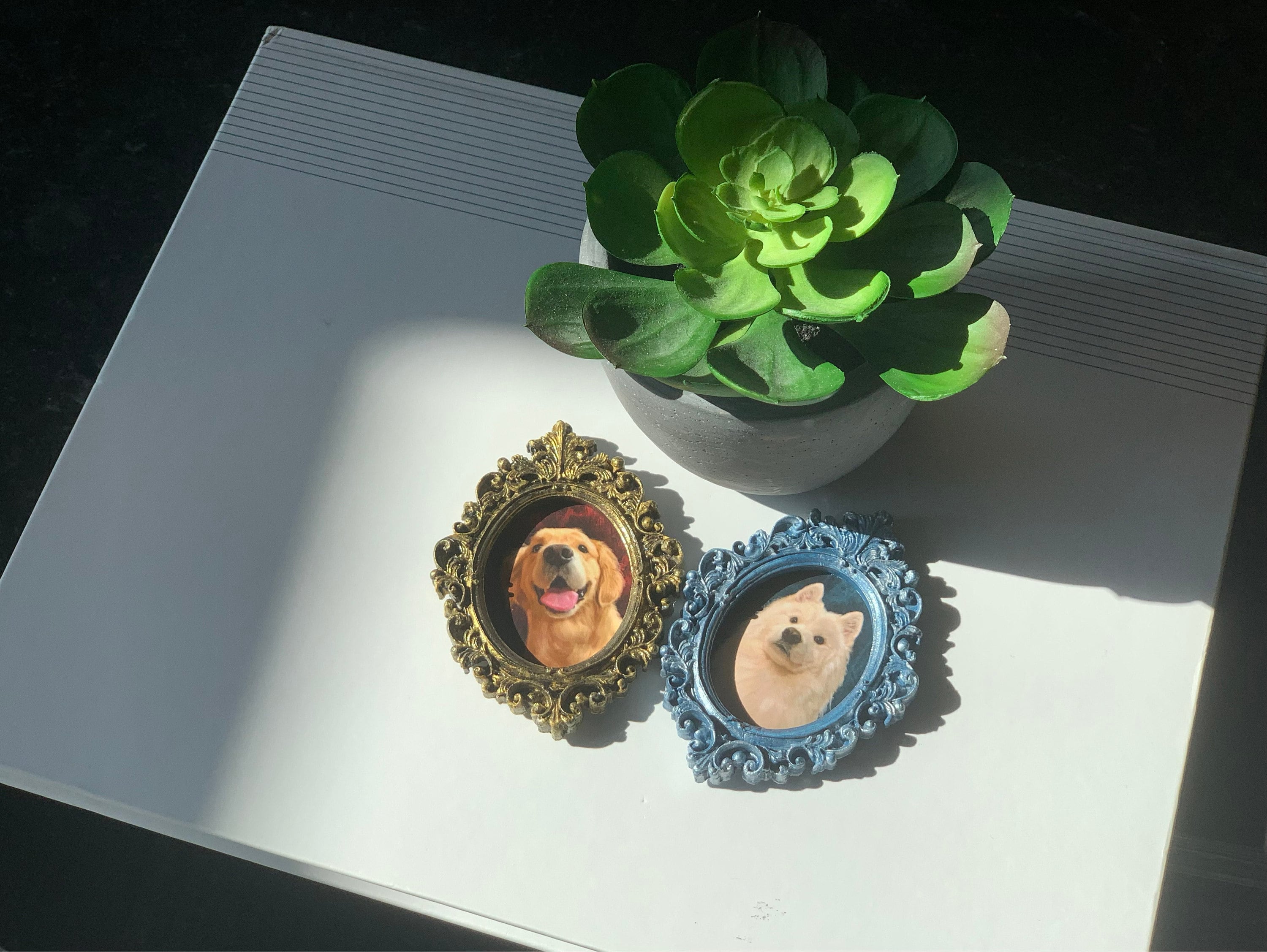 Custom Pet Portrait Magnets, Vintage Oil Painting Style, Best Gift for Pet Owner and Lover