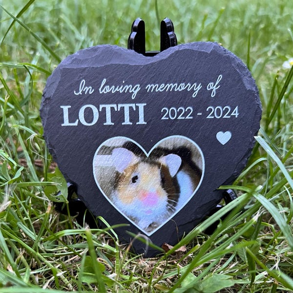 Rat Memorial Stone- Personalized Pet Keepsake- Pet Loss Gift - Custom