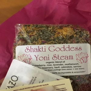YONI STEAM Organic Herbs Blend 3 Oz Bulk Package Vaginal Steaming Herbs ...