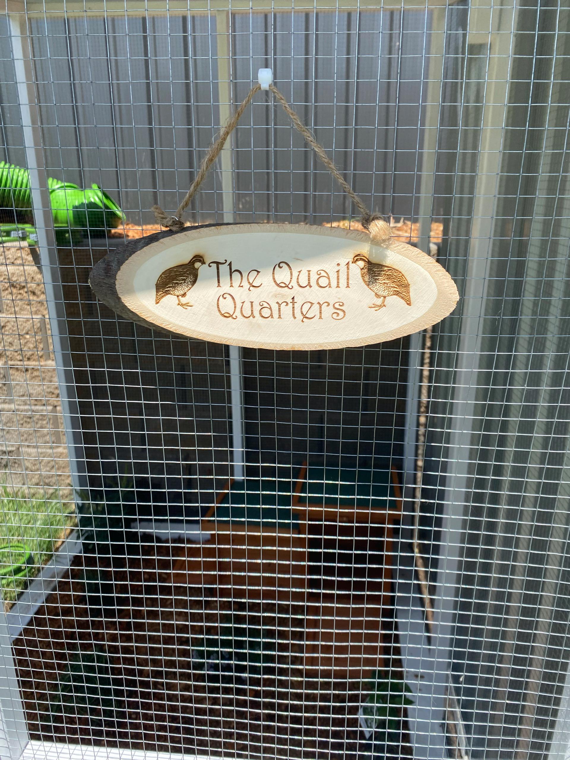 Personalised Log Slice Hanging Door PlaquesSign - Choose Your Own Message