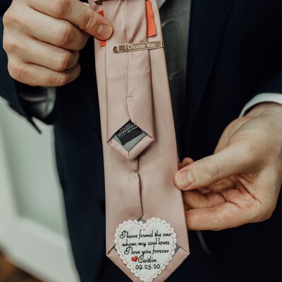 personalised tie slide