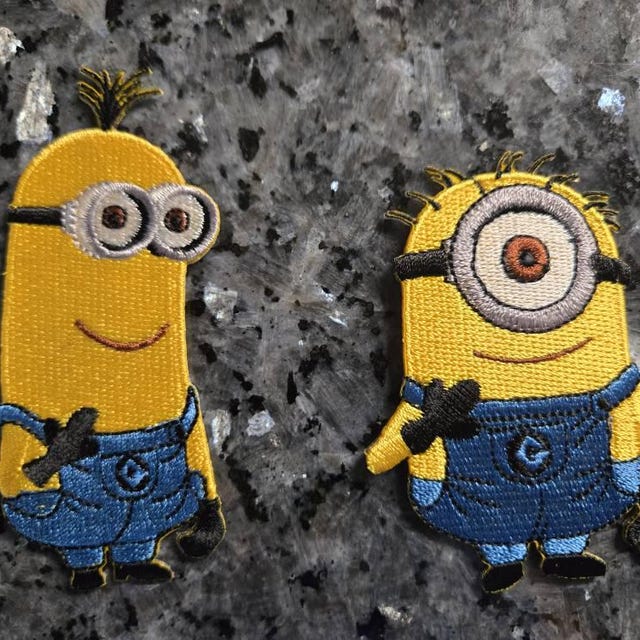 Despicable Me Minions Patch Embroidered Badge Iron Sew on T Shirt