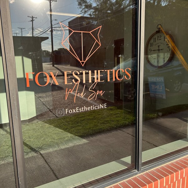 Custom Storefront Window Decals - Business Logos, Store Hours, Photos ...
