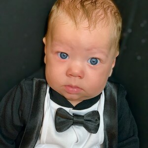 Smoking De Marine Pour Le Bebe Garcon Bebe Tuxedo Baby Garcon Etsy