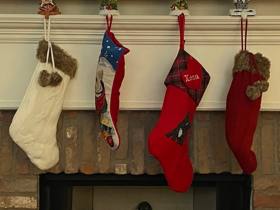 Customer photo of a pet with the French Bulldog Christmas Stocking
