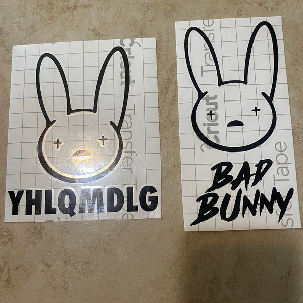 Bad Bunny Car Decal