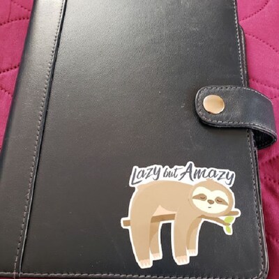 Sloth Sticker, Vinyl Stickers, Laptop Decal, Sloth Gift for Her, Cute ...