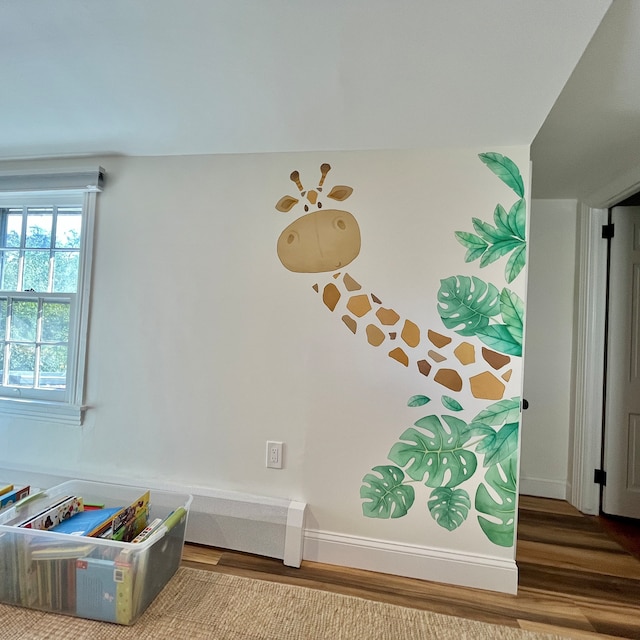 Giraffe Fabric Wall Decal, Toddler Watercolour Room Decor, Animal