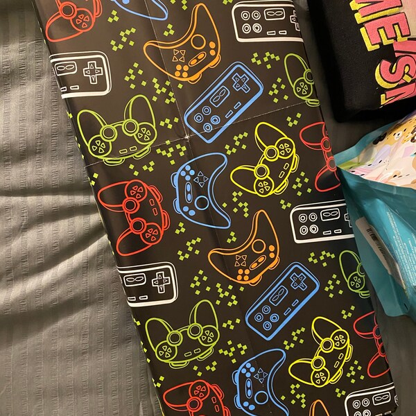 Gamer Gift Wrap - Wrapping Paper for Boys, Video Game Gifts for Him ...