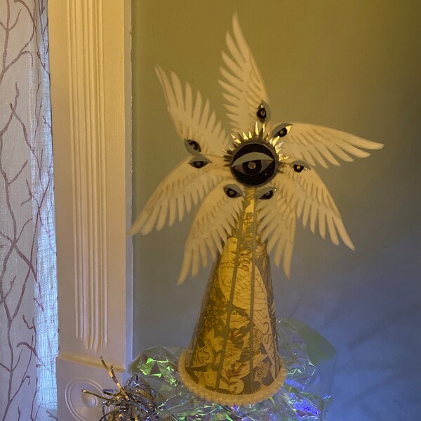 Biblically Accurate Angel Tree Topper Paper Craft (digital Download) - Etsy