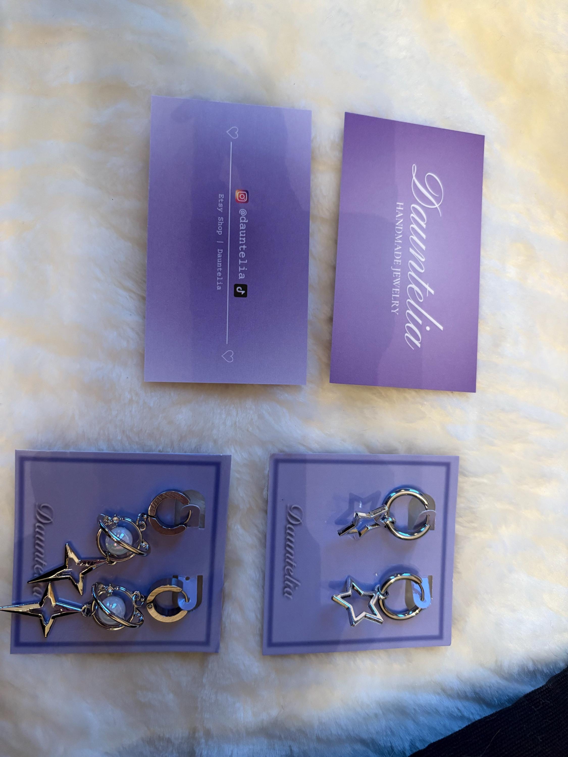 Neptune earrings | grunge jewelry hypoallergenic y2k alt goth edgy punk star silver dangly nickel free