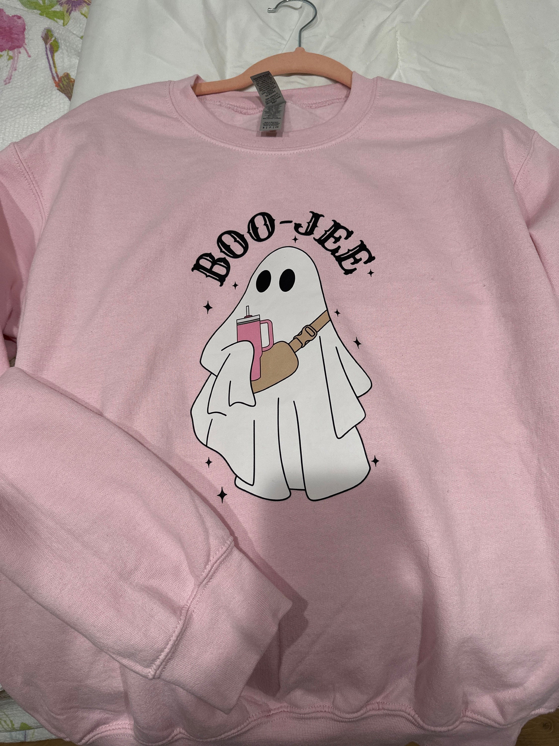 Halloween Ghost Sweatshirt, Boo Jee Shirt, Boo Shirt, Spooky Ghost Hoodie, Spooky Season Ghost Sweater, Spooky Vibes Shirt, Halloween Gifts
