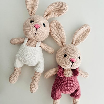 Cotton My Little Rabbit: Amigurumi Crochet Pattern French/english ...