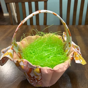 Easter Basket PDF Sewing Pattern & Video in English French German - Etsy