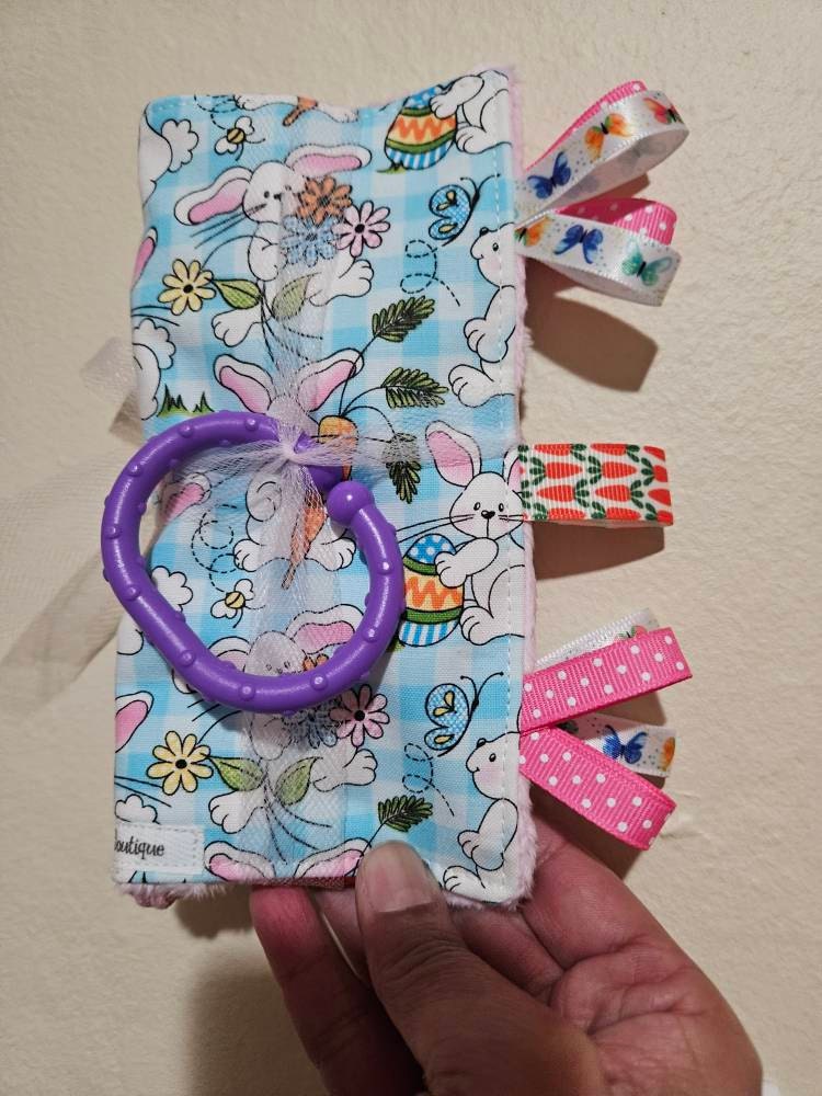 Oster-Knisterspielzeug, Osterei, Baby, Kleinkind, Osterkorbfüller, Geschenk für Baby, Hase