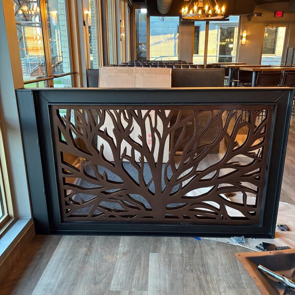 Aluminum Tree Privacy Panel, Privacy Screen, Privacy Screen Indoor ...