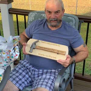 Retirement Gift For Dad Personalized Retirement Gift | Etsy