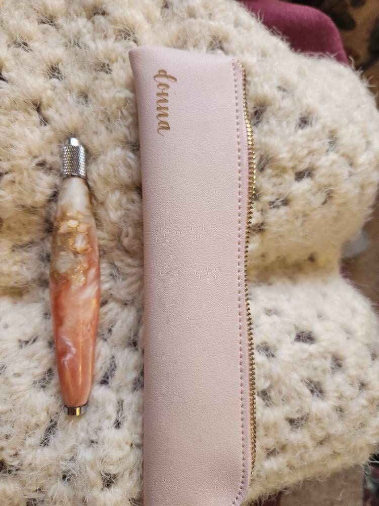 Crochet Hook Travel Case | Optional Engraving