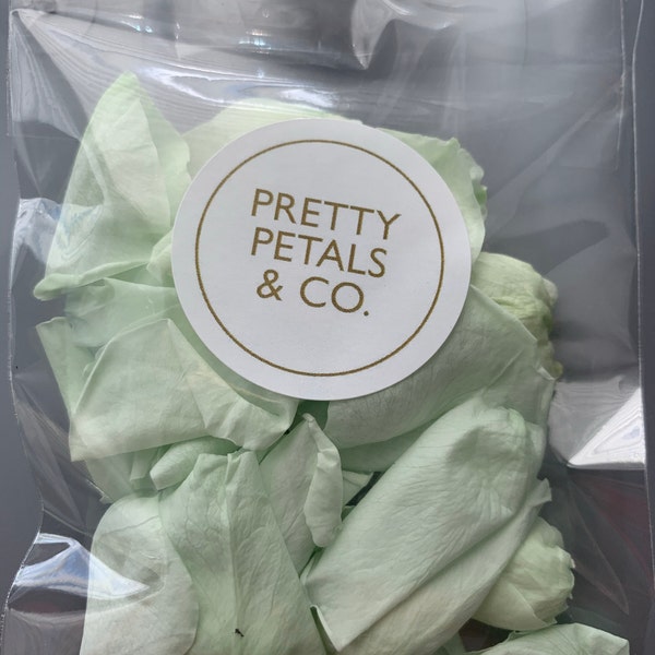 Yellow Rose Petals for Wedding Confetti / Decoration. Yellow Preserved ...