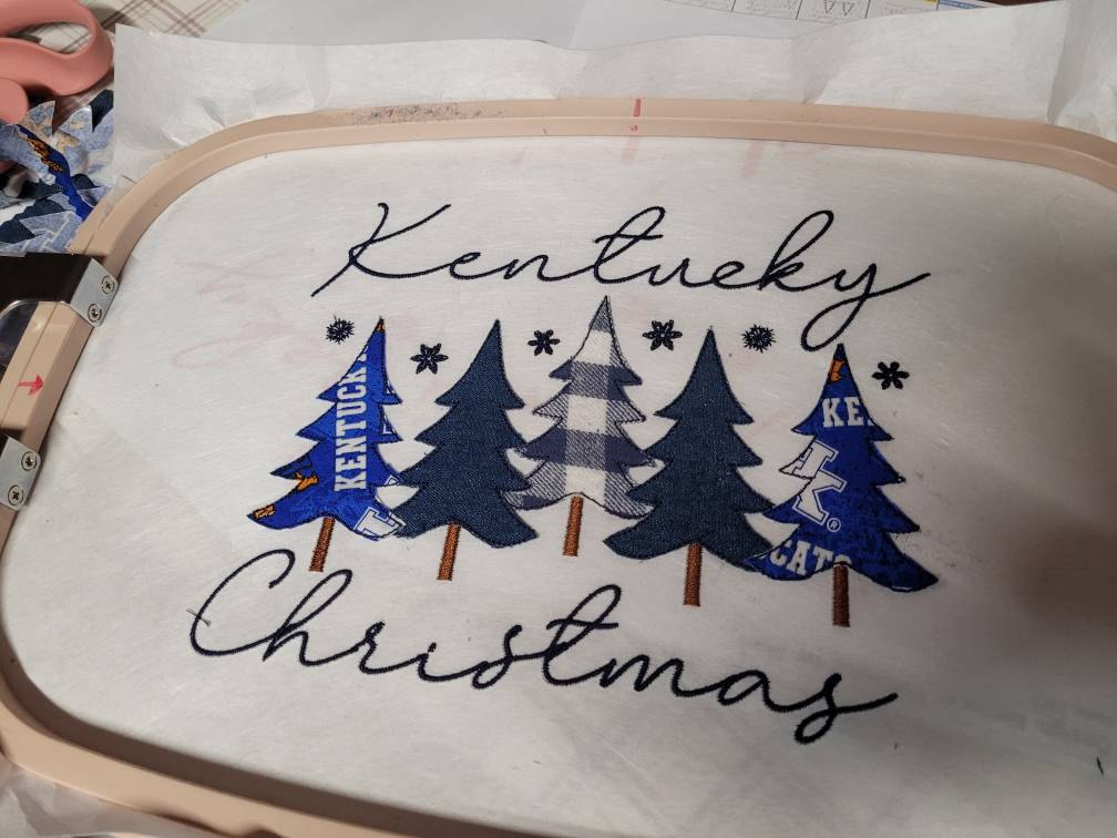 Customer photo for Hailey - Embroidery font