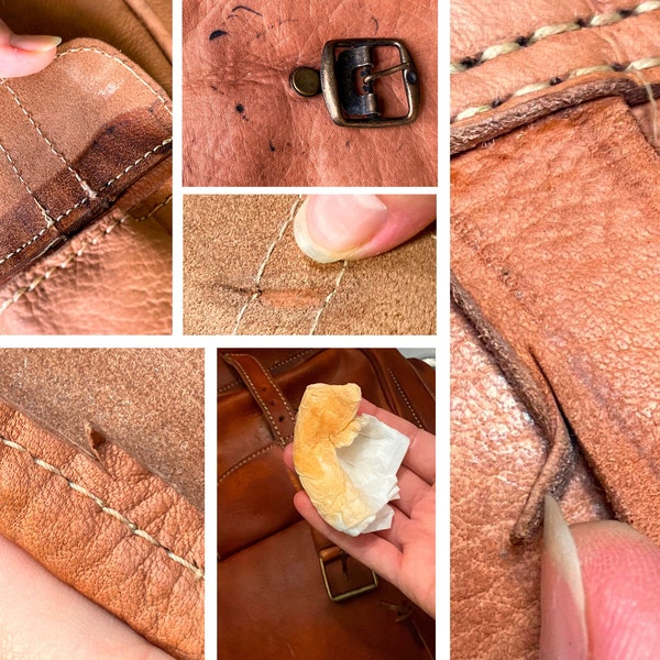 Grand Sac De Voyage En Cuir Véritable Pleine Fleur – Fait Main, Neuf Et Sans Emballage