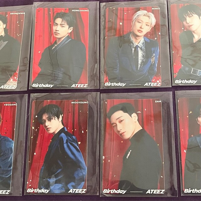 Ateez Birthday Japan Concept B Photocards -preorder - Etsy