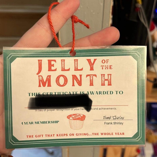 Jelly of the Month Club PRINTABLE - Clark Griswold Certificate - Jelly of Month Certificate - Christmas Vacation - Cousin Eddie - DOWNLOAD - Etsy for Jelly Of The Month Club Certificate Printable Pdf Free