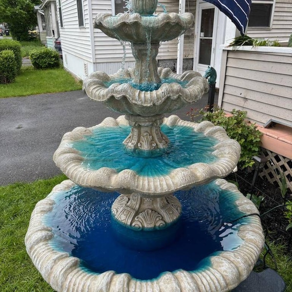 Solid Rock Stoneworks Extra Large 4 Tier Fountain- 70